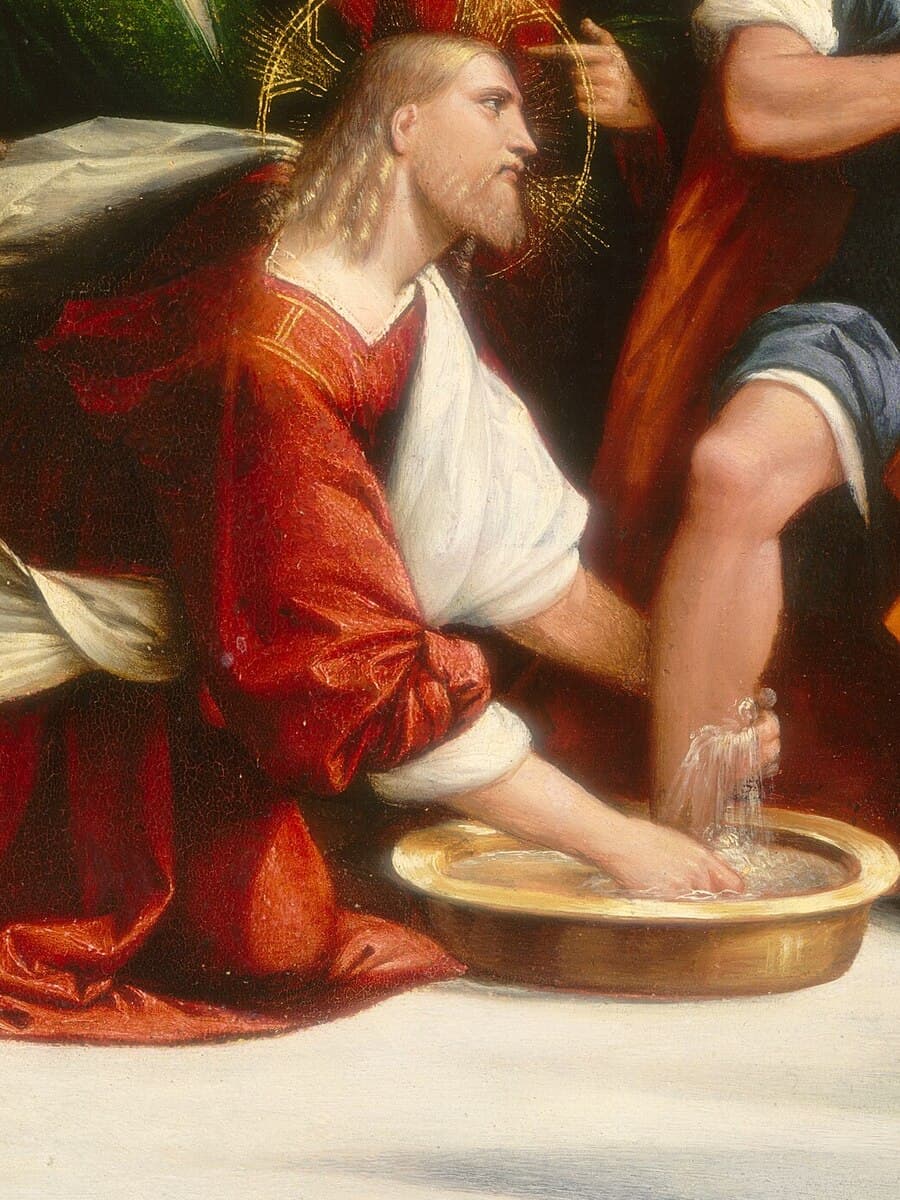 Christ washing the disciples' feet